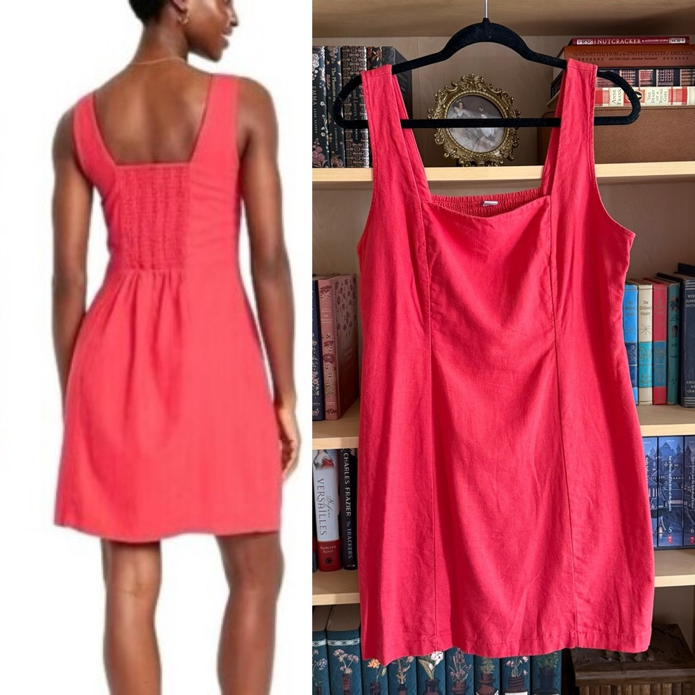Old Navy Linen-Blend Mini Dress